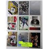 Image 1 : SHEET OF 9 COLLECTIBLE ROOKIE/JERSEY HOCKEY