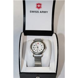 STAINLESS STEEL SWISS ARMY WATCH, SWISS MADE,