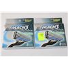 Image 1 : TWO 8PK MACH 3 TURBO REPLACEMENT RAZOR BLADES