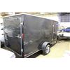 Image 1 : 2007 BLACK UTILITY ENCLOSED TRAILER 14'X6'