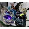 Image 1 : ESTATE COLLECTION OF 6 ART GLASS DOLPHINS/WHALES