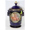 Image 1 : KERAMOS ESTATE HANDPAINTED COBALT BLUE  URN
