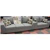 Image 1 : NEW GREY FABRIC SOFA AND LOVE SEAT WITH ACCENT