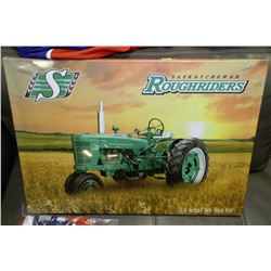SASK ROUGHRIDER LED CANVAS PICTURE