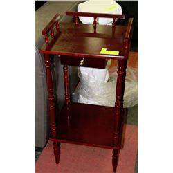 CHERRYWOOD TELEPHONE TABLE WITH DRAWER