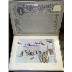 BOX SET OF 12 HISTORICAL PAINTINGS OF THE HUDSONS