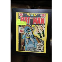 BATMAN #246 FRAMED COMIC BOOK WITH 20 CENT COVER