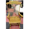 Image 1 : WOODEN ROCKING CHAIR