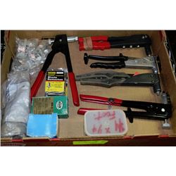 FLAT OF RIVETERS  AND RIVETS