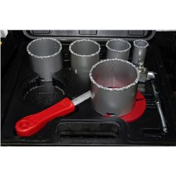 SET OF CONCRETE CUP SAWS