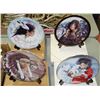 Image 1 : SET OF 4 NATIVE COLLECTIBLE PLATES WITH BOXES INCL