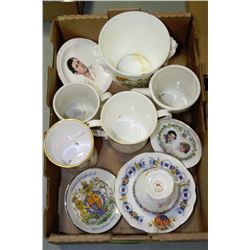 FLAT OF ROYALTY DISHWARE