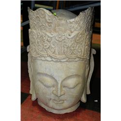 ARTIFACT STYLE HEAVY STONE BUDDAH HEAD