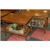 Image 1 : 2 VINTAGE MAPLE END TABLES