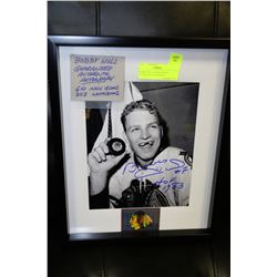 BOBBY HULL GUARANTEED AUTHENTIC AUTOGRAPH