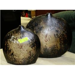 PAIR OF SHOWHOME VASES