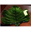 Image 1 : ART GLASS LEAF PLATE