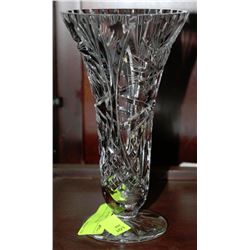 PINWHEEL CRYSTAL VASE