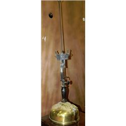 VINTAGE GAS LAMP ON CHOICE BRASS