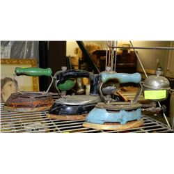 VINTAGE GAS IRON X 3