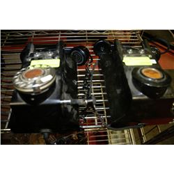 PAIR OF VINTAGE BAKELITE WALL PHONES