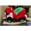 Image 1 : PLUSH RED ROCKING CAR BY CHARM CO.