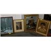 Image 1 : FOUR ASSORTED ESTATE FRAMED PICTURES