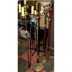 VINTAGE ESTATE FLOOR LAMPS X4