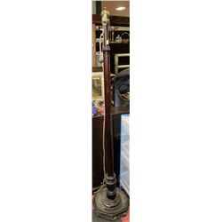 VINTAGE ESTATE WOOD FLOOR LAMP