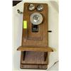 Image 1 : VINTAGE OAK WALL PHONE