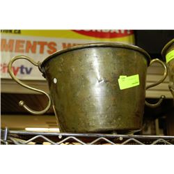 VINTAGE ESTATE BRASS POT