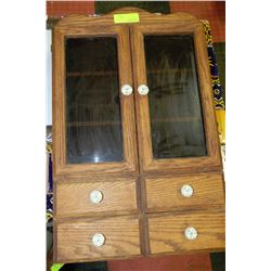 ESTATE OAK MEDICINE CABINET