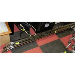 SET OF 2 CHROME SIDE-RAILS FOR TRUCK FOR 6.5' BOX