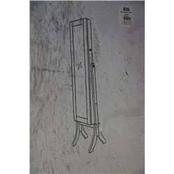 BRAND NEW IN BOX STAND UP MIRROR WITH JEWELLERY