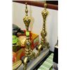 Image 1 : ESTATE PAIR OF BRASS LION DOOR STOPPERS