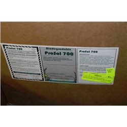 CASE OF BIODEGRADABLE DEGREASER AND PRESSURE