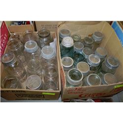 ESTATE BOX OF COLLECTABLE JARS X 2