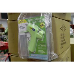 BOX OF BRAND NEW MINI-GLUE GUN PACKS (24QTY) BOX