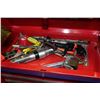 Image 2 : RED STAND-UP ROLLING TOOL BOX W/ 5-DRAWERS,