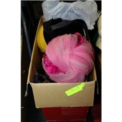 BOX OF LADIES HATS - MINK STOLL