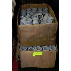 2 BOXES OF PVC DRAIN TRAP ADAPTERS