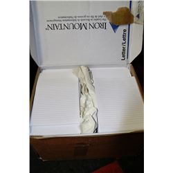 BOX FULL OF LINED WRITING PAPER 9"X6.5"