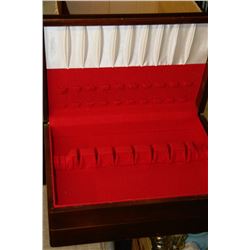 ESTATE SILVERWARE WOOD BOX