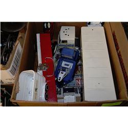 BOX OF VINTAGE TONKA DIE CAST CARS AND MORE