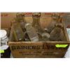 Image 1 : GAINERS LTD LARD CRATE WITH BOTTLES