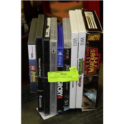 BUNDLES OF 9 VIDEO GAMES