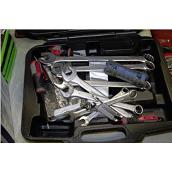 TOOLBOX WITH 23PC TOOLS INCLUDING MOSTLY HUSKY