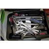 Image 1 : TOOLBOX WITH 23PC TOOLS INCLUDING MOSTLY HUSKY
