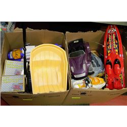 TWO BOXES OF ESTATE TOYS