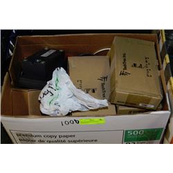BOX OF ASSORTED NEW POS EQUIPMENT